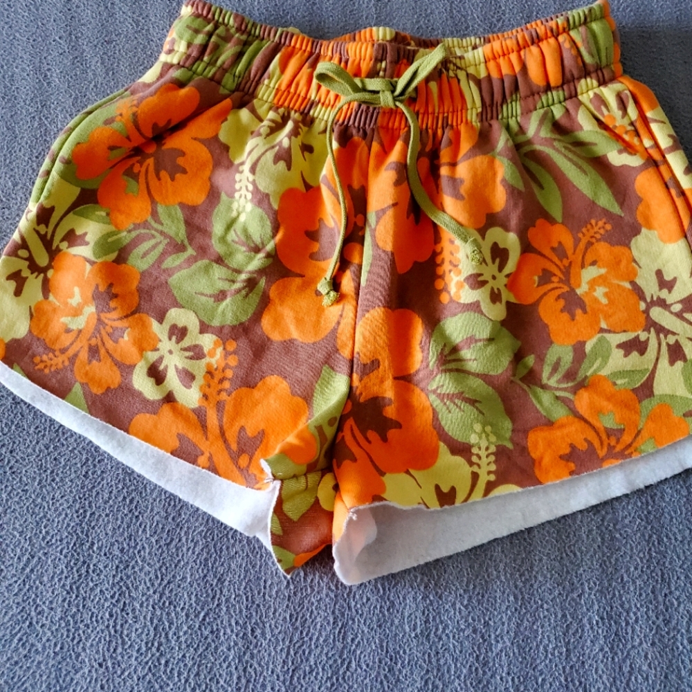Tropical island shorts